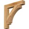 Ekena Millwork Imperial Block Rough Sawn Bracket, Western Red Cedar, 4"W x 26"D x 26"H BKT04X26X26IMP05RWR - alternate 1